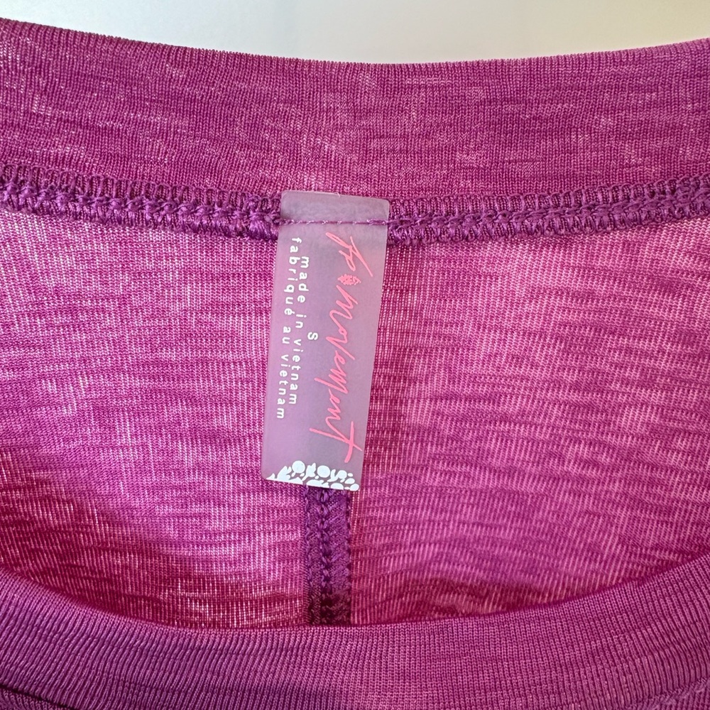 FP Movement by Free People Magenta Long Sleeve Top - Picture 4 of 4